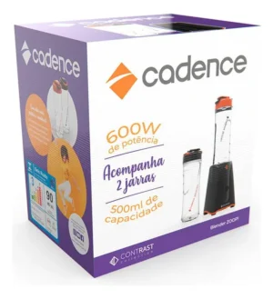 Blender Zoop Contrast Cadence Com 2 Jarras 600W 220V - Imagem 4