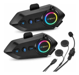 Kit 2 Fone Intercomunicadores Para Capacete - A'gold Mcf-36a