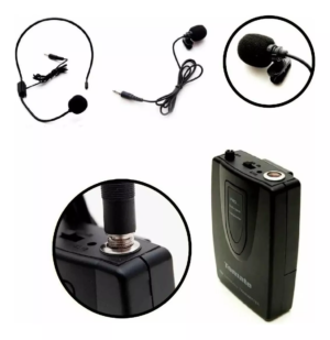 Microfone S/fio Lapela Profissional Headset - Imagem 4