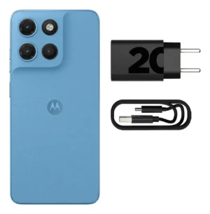 Smartphone Motorola Moto G17 Azul 4g - 256gb 12gb (4gb Ram + 8gb Ram Boost) Camera 50mp Sony Lytia 600, Tela Fhd+ 60hz - Imagem 5