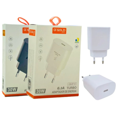 Fonte Carregadora USB-C Turbo 30w entrada Tipo C CA37-4 (somente fonte)