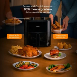 Fritadeira Elétrica Air Fryer 4,2L 1350W 220v Multi - GO253 - Imagem 2