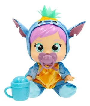 Boneca Cry Babies Loving Care Stitch Disney Multikids Br2620 - Imagem 2