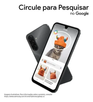 Celular Samsung Galaxy A17 Com Ia, 128gb, 4gb Ram, Câm De 50mp, Tela De 6.7 , Nfc, Ip54 - Preto - Imagem 3