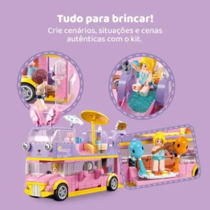 Blocos de Montar Girl Party Music 412 Pcs Multikids - Br2281 - Imagem 4
