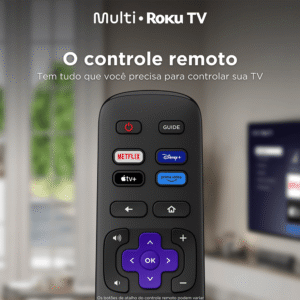 Smart TV Multi Roku 32" com imagem HD 3 HDMI 2 USB - TL052M - Imagem 8