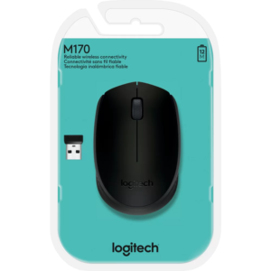 Mouse sem fio Logitech M170 Preto com Grafite - Imagem 7