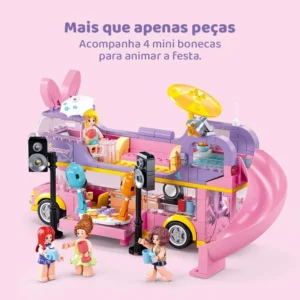 Blocos de Montar Girl Party Music 412 Pcs Multikids - Br2281 - Imagem 5