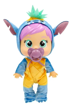Boneca Cry Babies Loving Care Stitch Disney Multikids Br2620 - Imagem 4