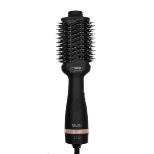 Escova Secadora Essencial Revestimento Nanoceramic Glass 1300W Bivolt Preta Multi Care - EB201