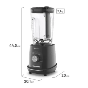 Liquidificador Electrolux 1500W 3.2L Efficient TriForce 15 Velocidades Cinza (EBL1500) 220 Volts - Imagem 2