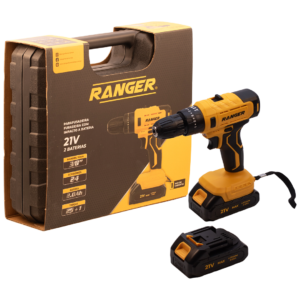 Parafusadeira Com impacto 21V  2 Baterias Com Maleta e 25 Aessórios  RPL-0210-02 Ranger - Imagem 4