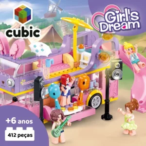 Blocos de Montar Girl Party Music 412 Pcs Multikids - Br2281 - Imagem 6