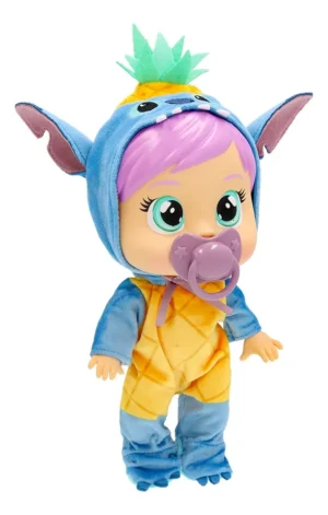 Boneca Cry Babies Loving Care Stitch Disney Multikids Br2620 - Imagem 5
