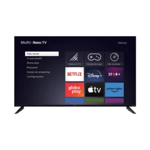Multi Roku TV 50" Smart com imagem 4K 4 HDMI 2 USB compatível com Alexa e Google Home - TL059M