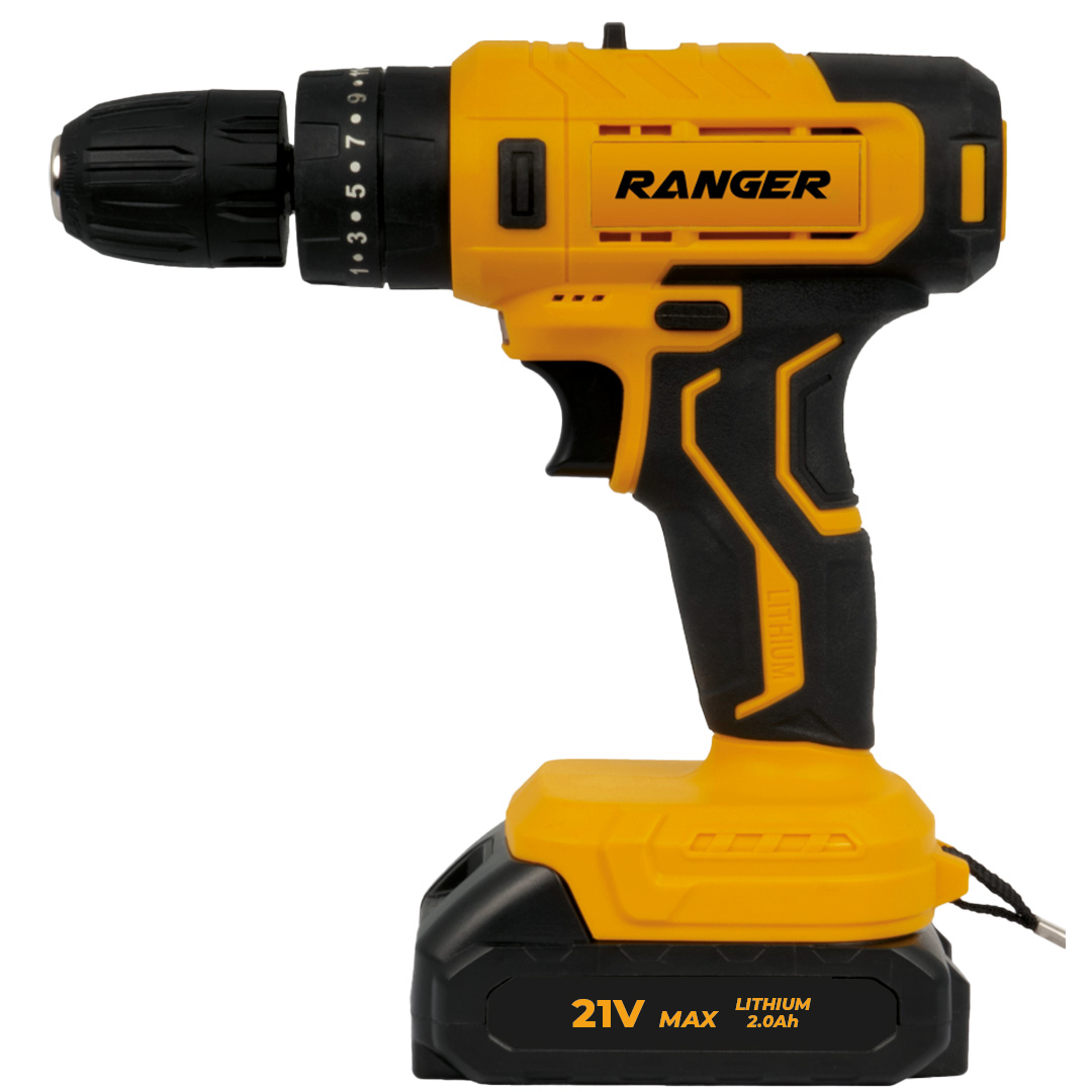 ae4da20b00199cd03013d208e64cce57.jpg Parafusadeira Com impacto 21V 2 Baterias Com Maleta e 25 Aessórios RPL-0210-02 Ranger - Imagem 1