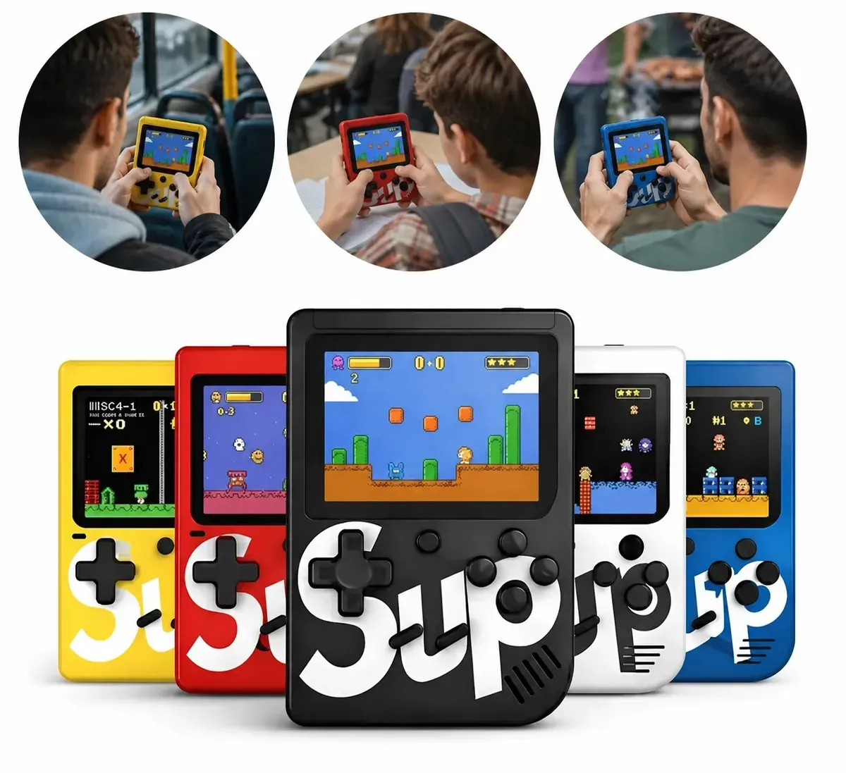 af5b7dbe42c467e0fb6d1af5f4f5aa60.webp Mini Game Portátil Retro 400 Jogos - Imagem 1