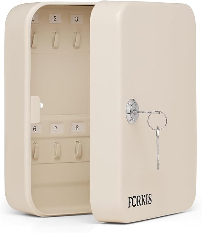 b4e0f8b5ea383afe3b766a997defa214.jpg Porta Chaves Armário Claviculário De 20 Chaves Com Chaveiros - Imagem 1