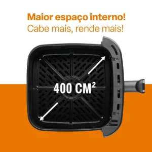 Fritadeira Elétrica Air Fryer 4,2L 1350W 220v Multi - GO253 - Imagem 6