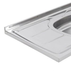 Pia Plus 120x53 0823 Cuba Inox com furo - Ghelplus - Imagem 3