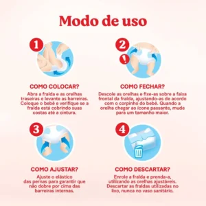 Huggies Fralda Descartável Máxima Proteção G - 136 Un - Imagem 4
