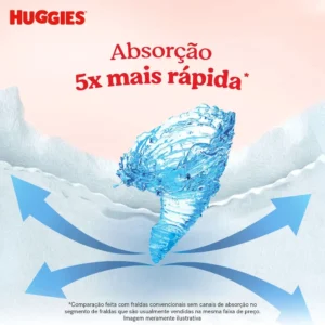 Huggies Fralda Descartável Máxima Proteção G - 136 Un - Imagem 2