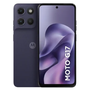 Smartphone Motorola Moto G17 Roxo 4g - 256gb 12gb (4gb Ram + 8gb Ram Boost) Camera 50mp Sony Lytia 600, Tela Fhd+ 60hz