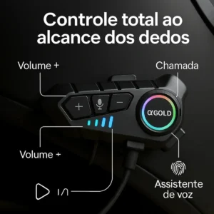 Fone De Ouvido Para Capacete Agold Pro Mcf-36 - Imagem 5