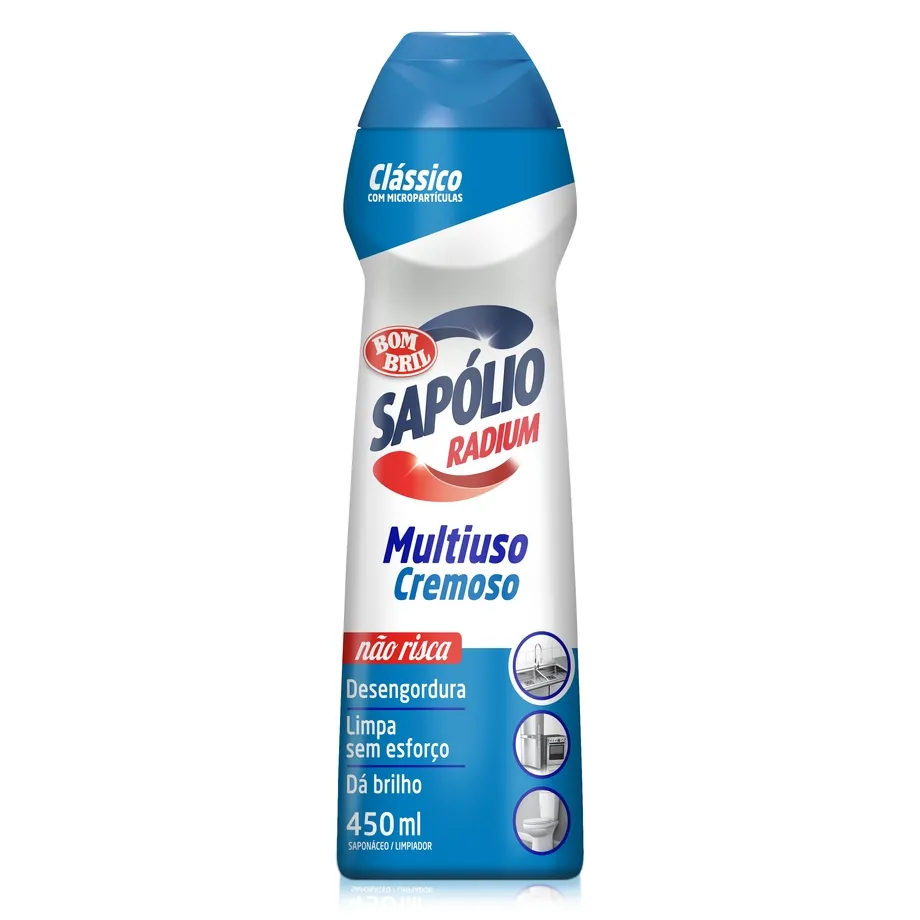 fd8d2777c2b8eeb9640b538a38586171.webp Sapólio Radium Cremoso Clássico 450ml - Imagem 1