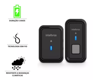 Campainha Eletrônica Sem Fio Cib 101 Preta Intelbras Cor Preto 110V/220V - Imagem 8