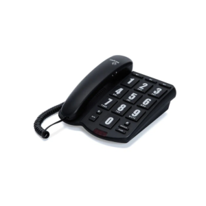 Telefone Com Fio Tok Fácil, Intelbras, Preto - Teclas Grandes - Imagem 3