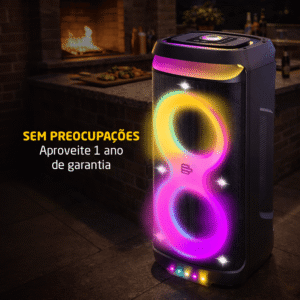 Caixa de Som Torre PULSEBOX 3 1300W Bluetooth Pulse - SP519 - Imagem 7