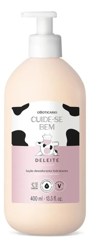 Loção Desodorante Hidratante Corporal Cuide-se Bem Deleite 400ml - Imagem 2