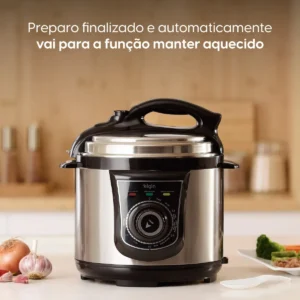 Panela De Pressão Elétrica Elgin 4 Litros Segura 840w Preto - Imagem 2