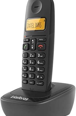 Telefone Sem Fio Digital Intelbras TS 2510, Identificador de Chamadas, Preto