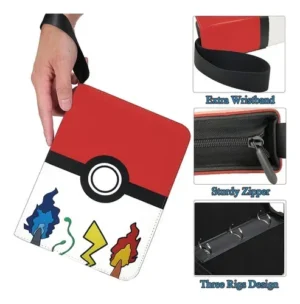 Álbum Colecionador De Cartas Pokémon Organizador 400 Cartas - Imagem 2