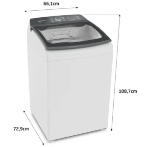 Máquina de Lavar Brastemp BWF18ABANA 18kg Automática com Cesto Inox Branco 220V - Imagem 4
