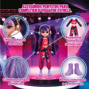 Boneca Fashion Doll K-pop 24cm Sortidos Multikids - Br2772 - Imagem 5