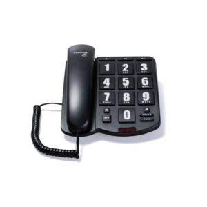 Telefone Com Fio Tok Fácil, Intelbras, Preto - Teclas Grandes - Imagem 2