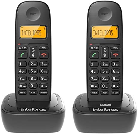 68ea8f793c2e3426624d1f3a1dd463ff.jpg Telefone Sem Fio Intelbras TS 2512 Identificador de Chamadas, Preto - Imagem 1