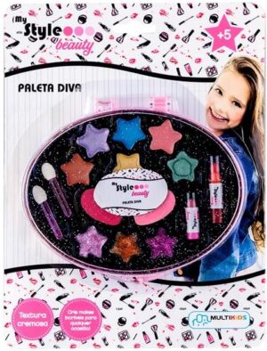 Maquiagem Infantil Paleta Diva My Style Beauty Multikids – BR1330 - Imagem 3