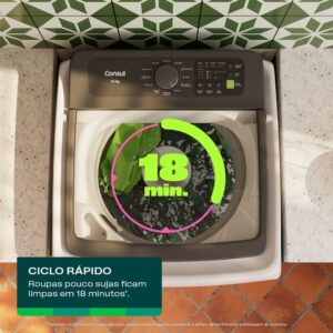 Máquina de Lavar 14kg Branca Consul com Modo Eco CWN14ABBNA 220V - Imagem 4