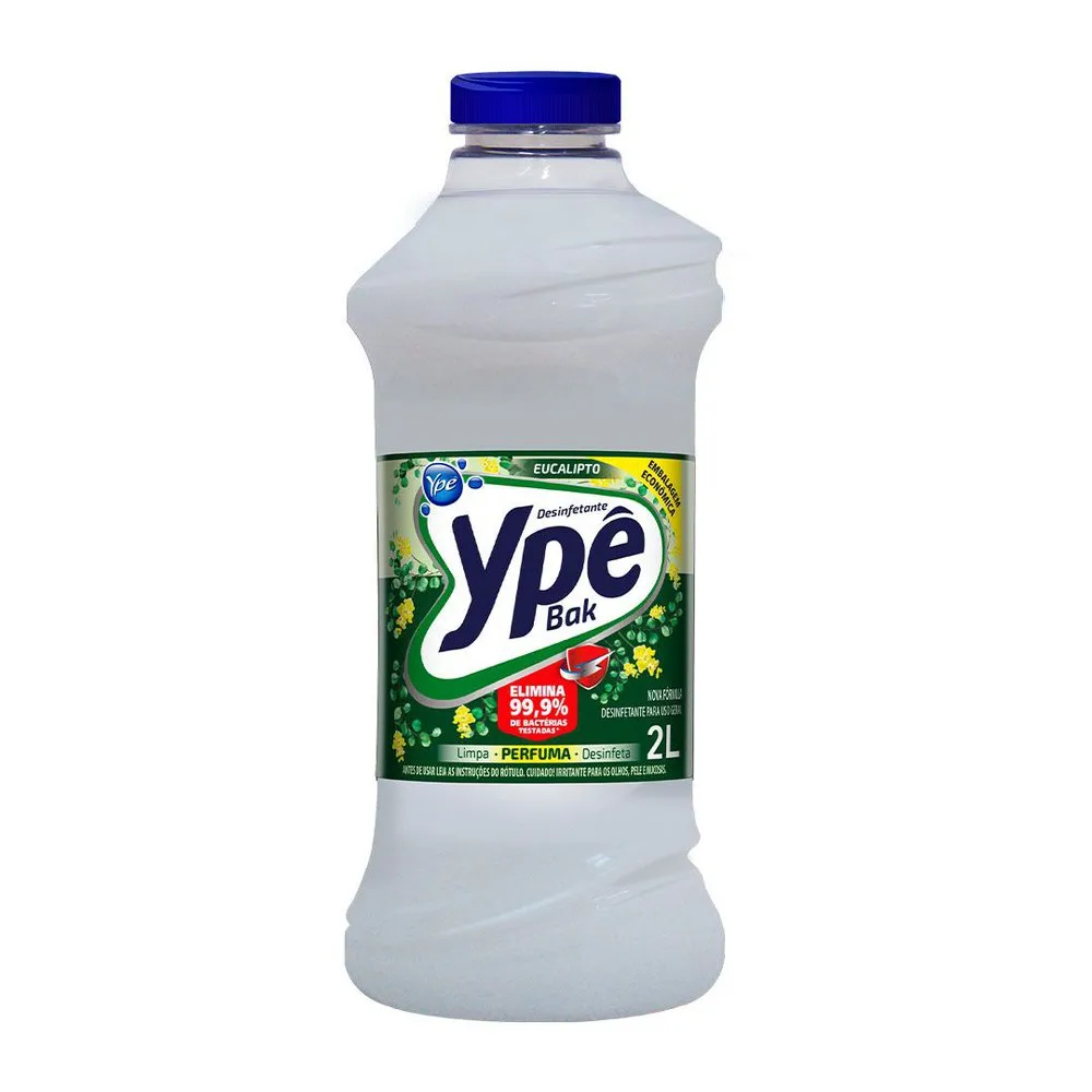 7fd5b14bc0c5591ac4a93fceb85b9317.webp Desinfetante YPÊ Bak Eucalipto 2L Embalagem Econômica - Imagem 1