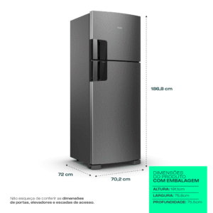 Geladeira Frost Free Duplex Consul 455 Litros Inox CRM53MKBNA INOX 220V - Imagem 9