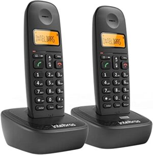 Telefone Sem Fio Intelbras TS 2512 Identificador de Chamadas, Preto - Imagem 2
