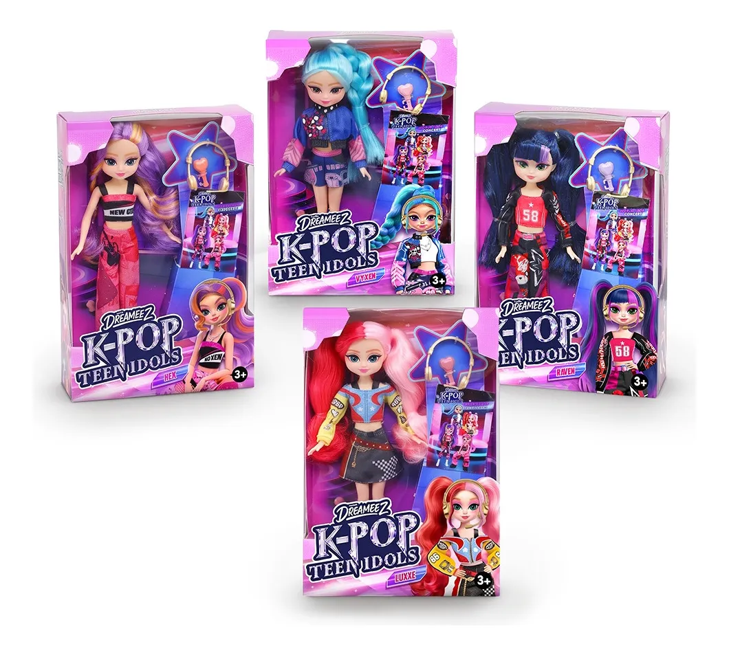 8fa3bfe71434e5831804d5e70dd3935c.webp Boneca Fashion Doll K-pop 24cm Sortidos Multikids - Br2772 - Imagem 1