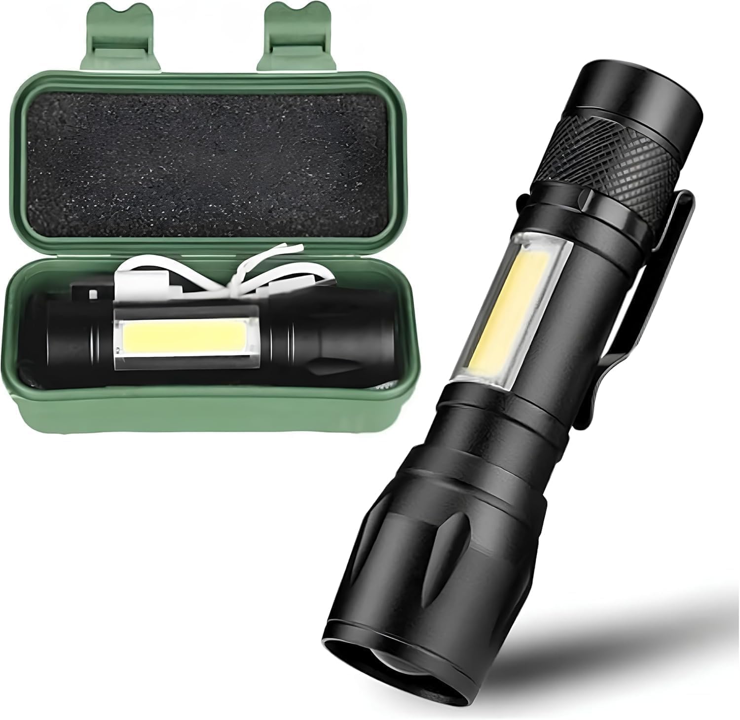 a8b52ad0d6ebfc5ed420f85a15a3823c.jpg Lanterna Mini com Estojo B-max 8400 3 Modos de Luz - Imagem 1