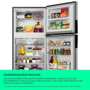 Geladeira Frost Free 412 Litros Inox Consul com Compartimentos Removíveis - CRM50MKCRM50MKBNA INOX 220V - Imagem 8