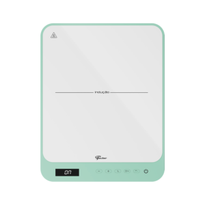 Cooktop de Indução Fischer 1 Boca Cor Pistache Bivolt Touch Screen Portátil