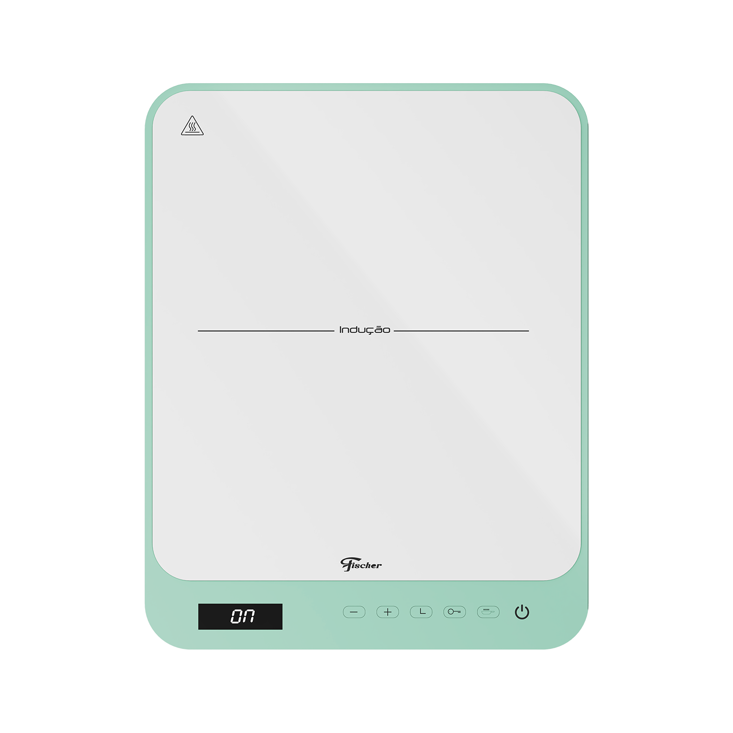 b48b18b34d98c624963c8af79f10289b.webp Cooktop de Indução Fischer 1 Boca Cor Pistache Bivolt Touch Screen Portátil - Imagem 1